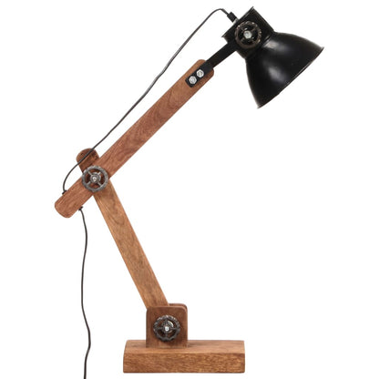 vidaXL Bureaulamp industrieel rond E27 58x18x90 cm zwart
