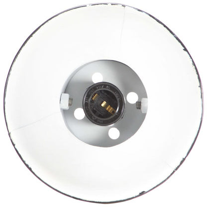 vidaXL Bureaulamp industrieel rond E27 58x18x90 cm zwart
