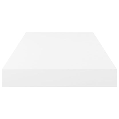 vidaXL Wandschap zwevend 50x23x3,8 cm MDF hoogglans wit