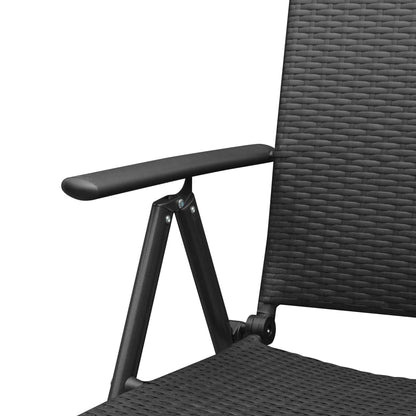 vidaXL 7-delige Tuinset zwart