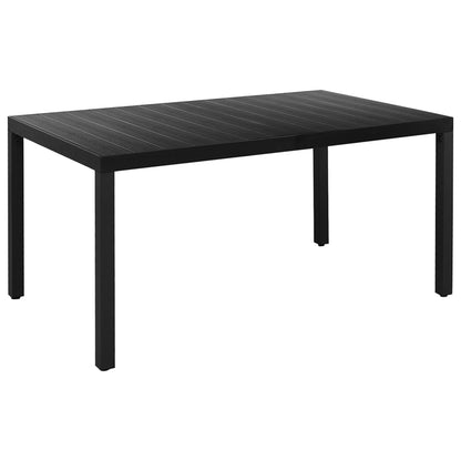 vidaXL 7-delige Tuinset zwart