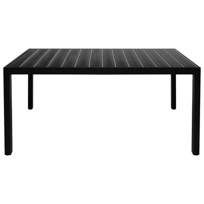 vidaXL 7-delige Tuinset zwart