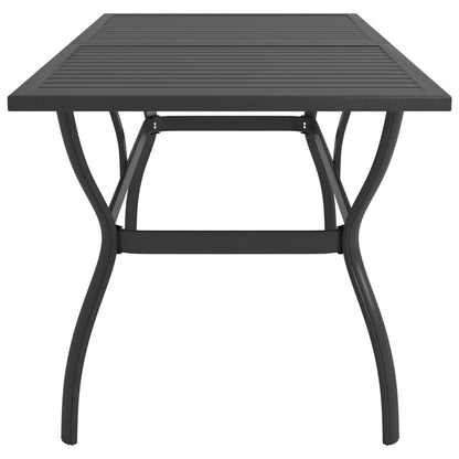 vidaXL 7-delige Tuinset textileen en staal