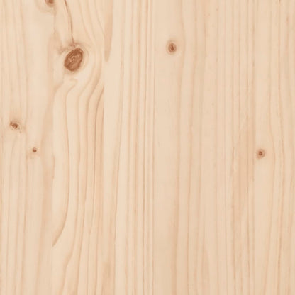 vidaXL Seniorenbed met hoofdbord massief hout 140x200 cm