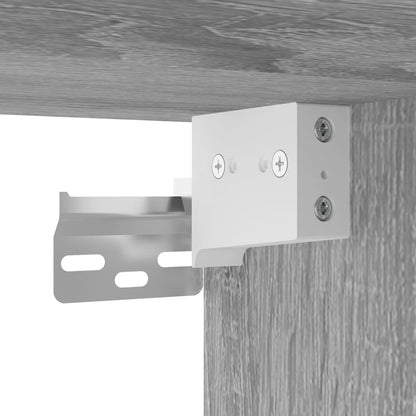 vidaXL 2-delige Tv-meubelset bewerkt hout grijs sonoma eikenkleurig