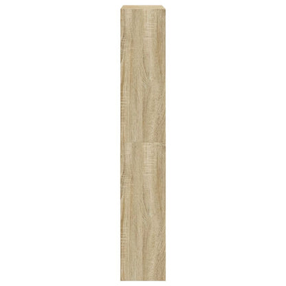 vidaXL Schoenenkast 80x21x125,5 cm bewerkt hout sonoma eikenkleurig