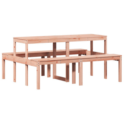 vidaXL Picknicktafel 160x134x75 cm massief douglashout