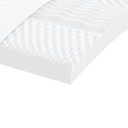 vidaXL Slaapbank onderschuifbed matras 80x200 cm grenenhout wasbruin