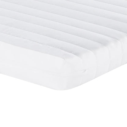 vidaXL Slaapbank onderschuifbed matras 80x200 cm grenenhout wasbruin