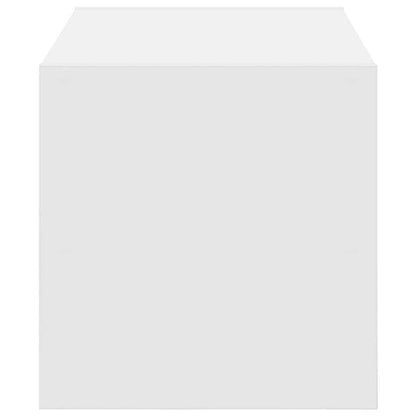 vidaXL Schoenenrek stapelbaar 60x30x30,5 cm wit