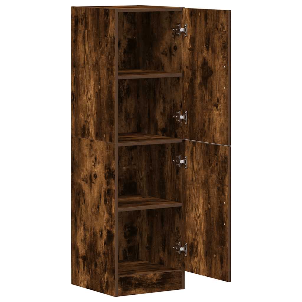 vidaXL Keukenkast 38x41,5x131,5 cm bewerkt hout gerookt eikenkleurig