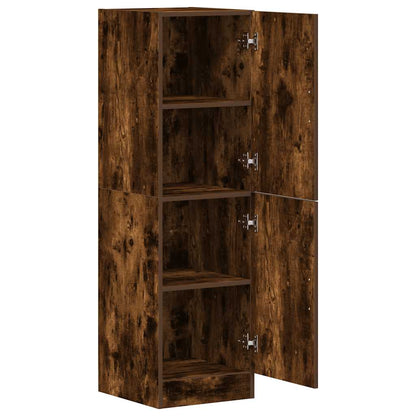 vidaXL Keukenkast 38x41,5x131,5 cm bewerkt hout gerookt eikenkleurig