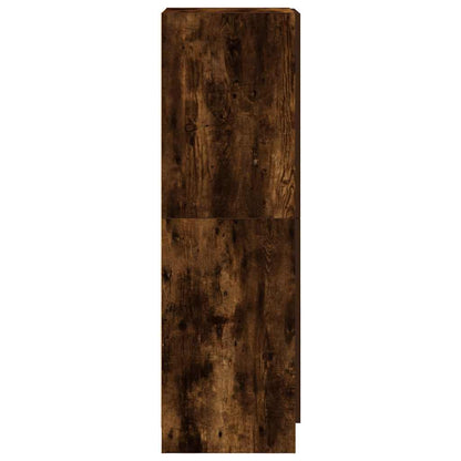 vidaXL Keukenkast 38x41,5x131,5 cm bewerkt hout gerookt eikenkleurig
