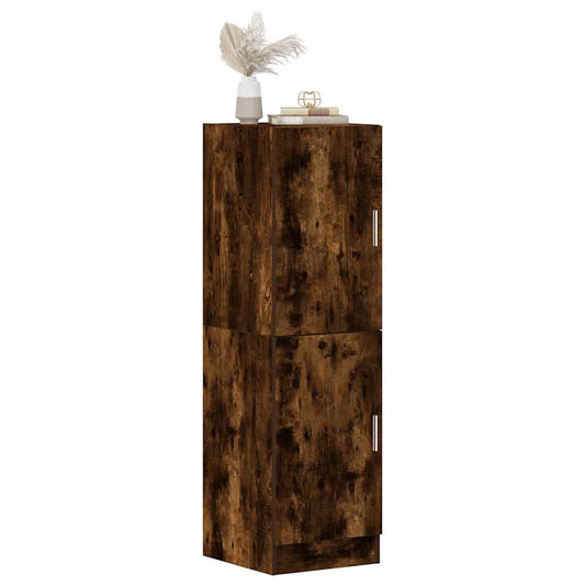 vidaXL Keukenkast 38x41,5x131,5 cm bewerkt hout gerookt eikenkleurig