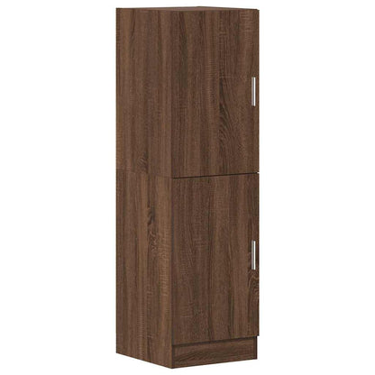 vidaXL Keukenkast 38x41,5x131,5 cm bewerkt hout bruin eikenkleurig