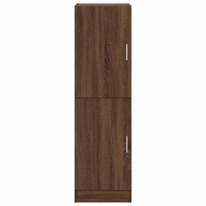 vidaXL Keukenkast 38x41,5x131,5 cm bewerkt hout bruin eikenkleurig