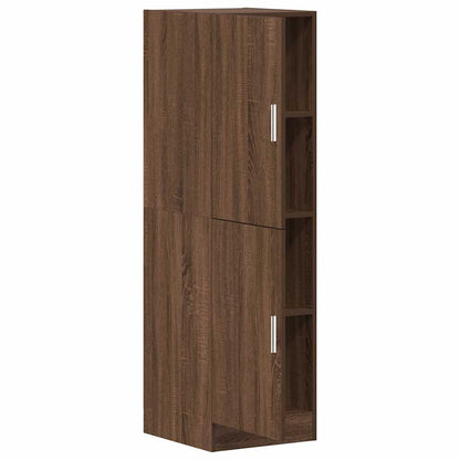 vidaXL Keukenkast 38x41,5x131,5 cm bewerkt hout bruin eikenkleurig