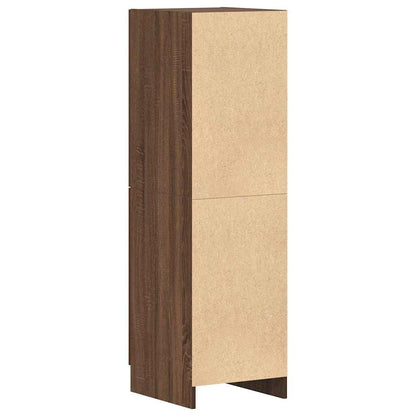 vidaXL Keukenkast 38x41,5x131,5 cm bewerkt hout bruin eikenkleurig