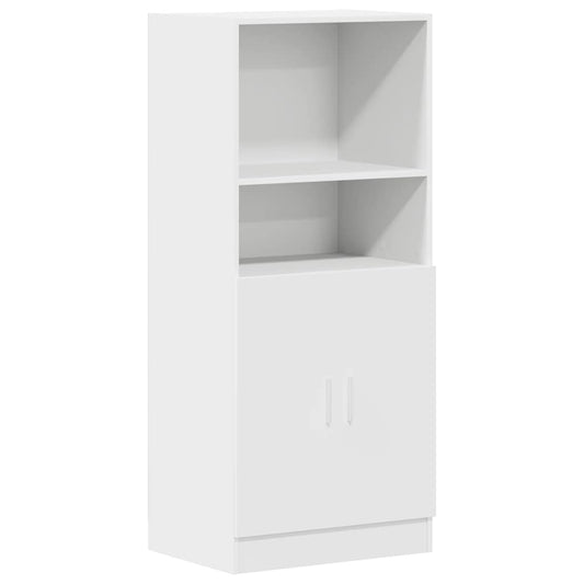 vidaXL Keukenkast 57x41,5x131,5 cm bewerkt hout wit