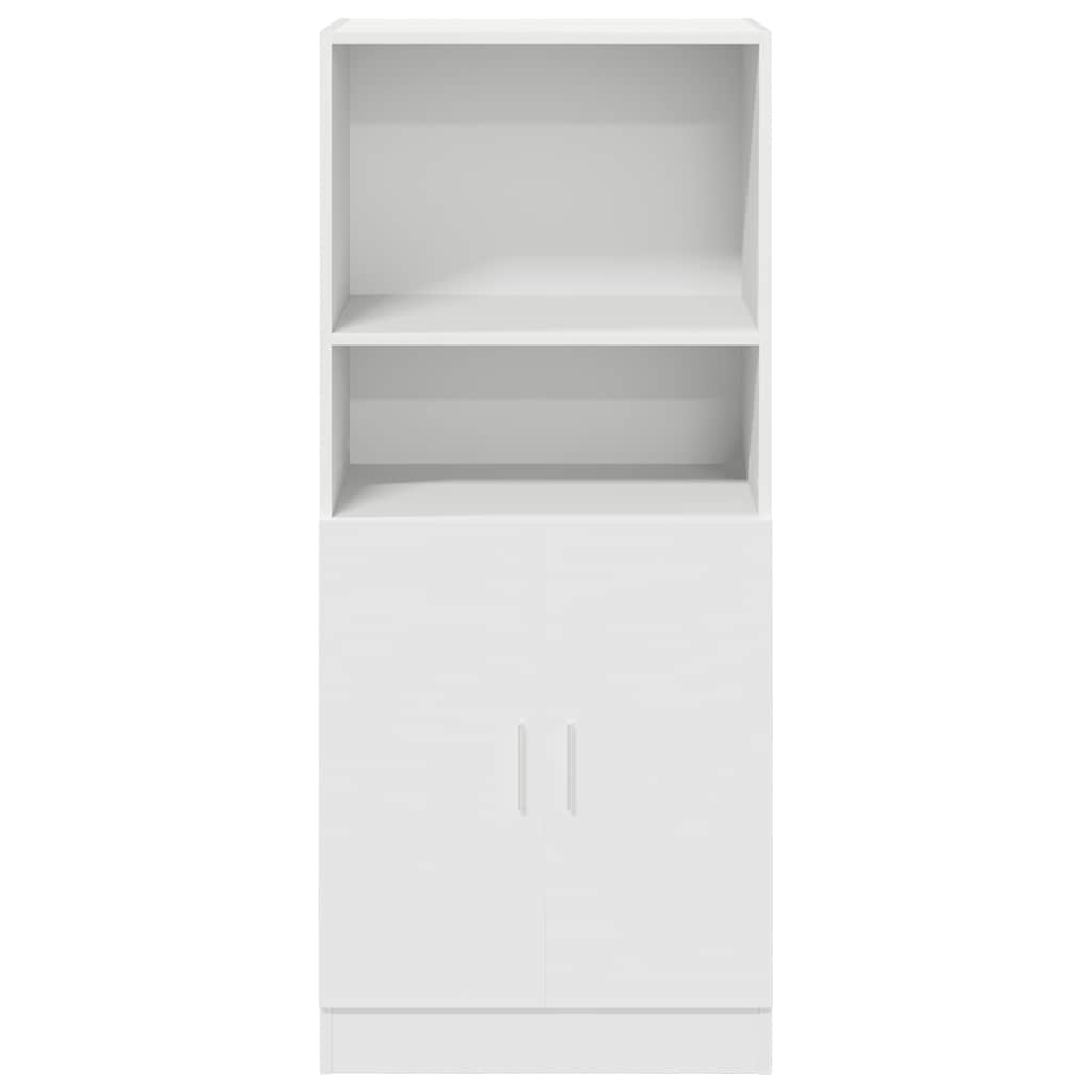 vidaXL Keukenkast 57x41,5x131,5 cm bewerkt hout wit