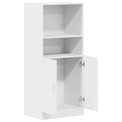 vidaXL Keukenkast 57x41,5x131,5 cm bewerkt hout wit