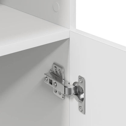 vidaXL Keukenkast 57x41,5x131,5 cm bewerkt hout wit