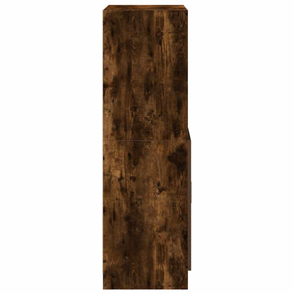 vidaXL Keukenkast 57x41,5x131,5 cm bewerkt hout gerookt eikenkleurig