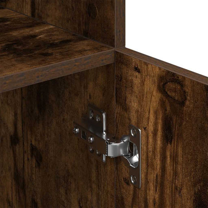vidaXL Keukenkast 57x41,5x131,5 cm bewerkt hout gerookt eikenkleurig