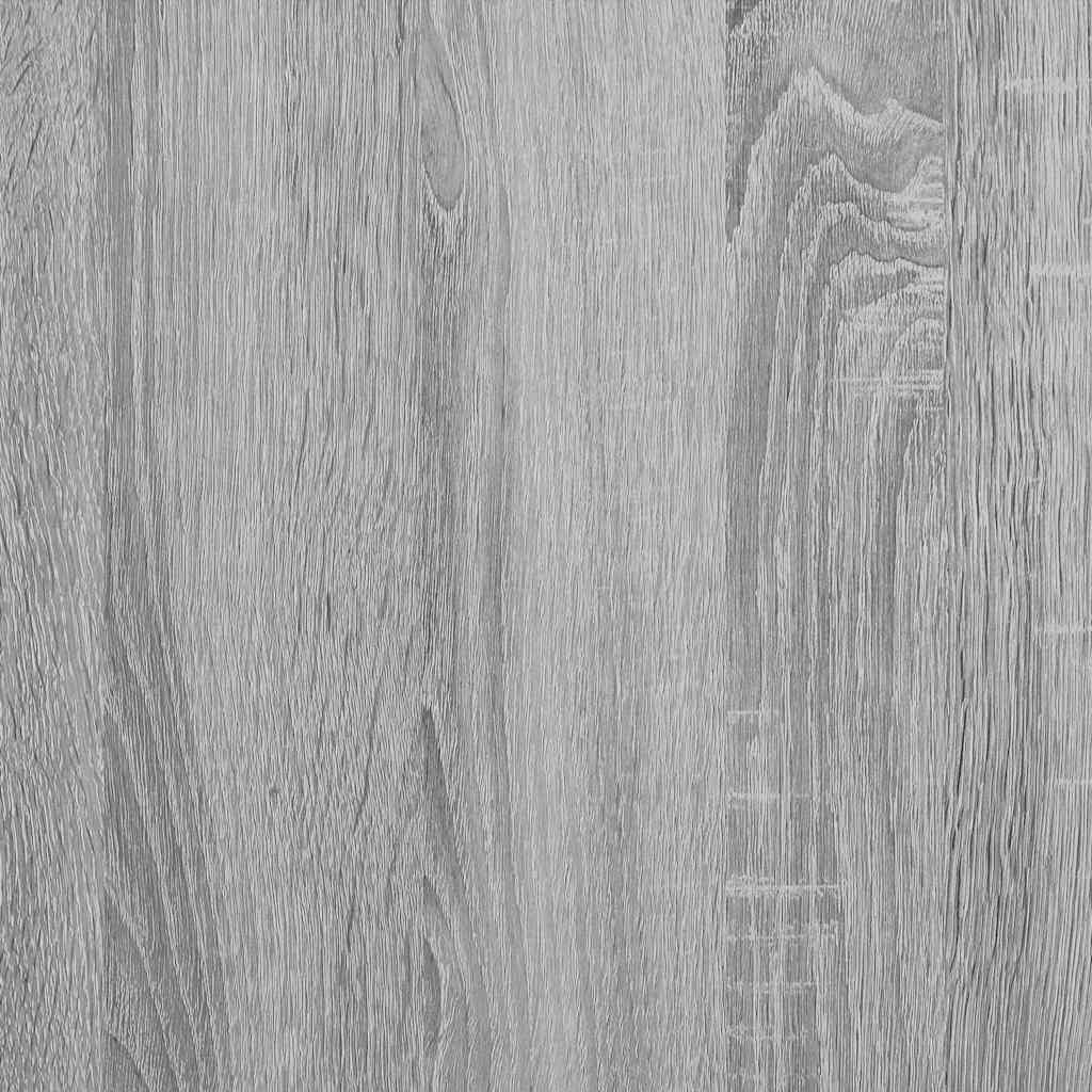 vidaXL Keukenkast 57x41,5x131,5 cm bewerkt hout grijs sonoma eiken