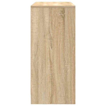 vidaXL Dressoir met lade 80x34x76 cm spaanplaat sonoma eikenkleurig