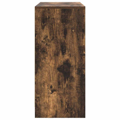 vidaXL Dressoir met lade 80x34x76 cm spaanplaat gerookt eikenkleurig