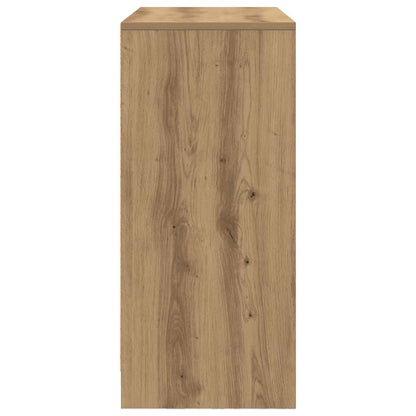 vidaXL Dressoir lade 80x34x76 cm spaanplaat artisanaal eikenkleurig