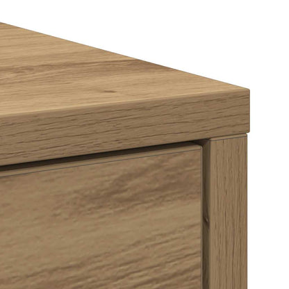 vidaXL Dressoir lade 80x34x76 cm spaanplaat artisanaal eikenkleurig