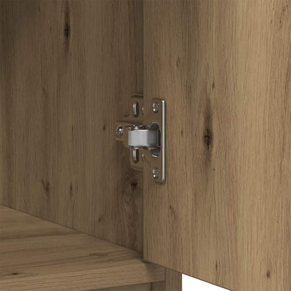 vidaXL Dressoir lade 80x34x76 cm spaanplaat artisanaal eikenkleurig