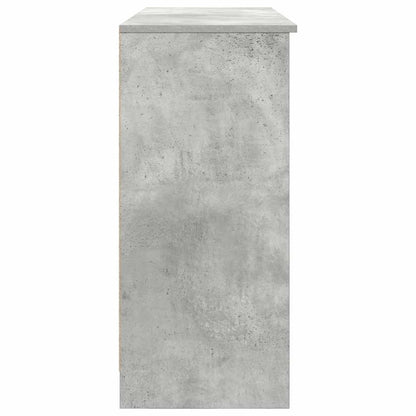 vidaXL Dressoir met lade 101x35x76 cm spaanplaat betongrijs