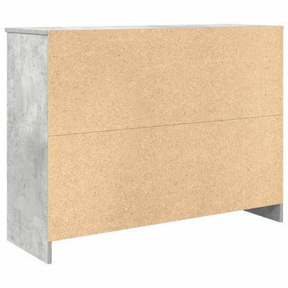 vidaXL Dressoir met lade 101x35x76 cm spaanplaat betongrijs