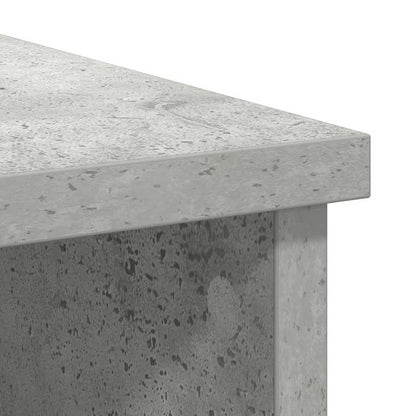 vidaXL Dressoir met lade 101x35x76 cm spaanplaat betongrijs