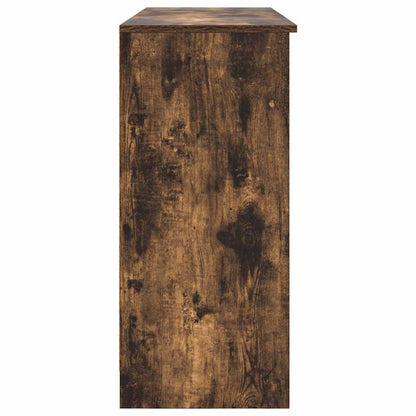 vidaXL Dressoir met lade 101x35x76 cm spaanplaat gerookt eikenkleurig