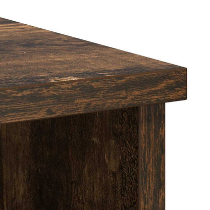 vidaXL Dressoir met lade 101x35x76 cm spaanplaat gerookt eikenkleurig