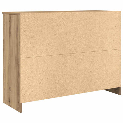 vidaXL Dressoir lade 101x35x76 cm spaanplaat artisanaal eikenkleurig