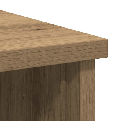 vidaXL Dressoir lade 101x35x76 cm spaanplaat artisanaal eikenkleurig