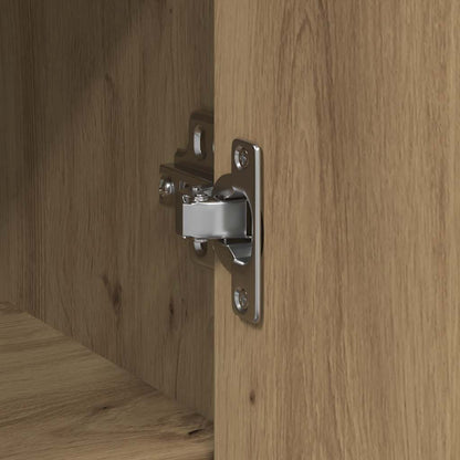 vidaXL Dressoir lade 101x35x76 cm spaanplaat artisanaal eikenkleurig