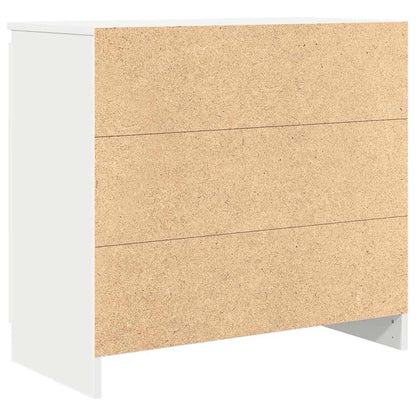 vidaXL Dressoir met lade 71x35x65 cm spaanplaat wit