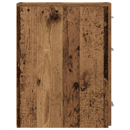 vidaXL Apothekerskast Oud Hout 20x45,5x60 cm Bewerkt Hout