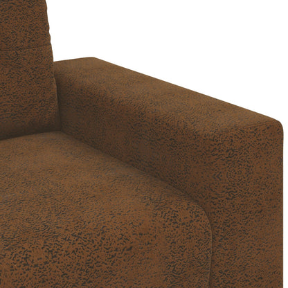 vidaXL Loveseat Sofa Bruin 140 cm Faux Leer