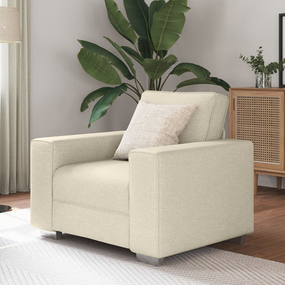 vidaXL Sofa Stoel Linnen 59 cm