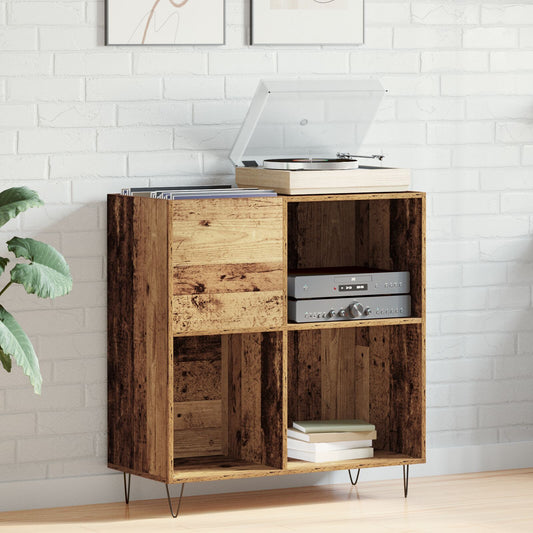 vidaXL Media Kast Artisan Eiken 84.5x38x90 cm Bewerkt Hout