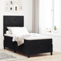 vidaXL Boxspring Bed met Matras Zwart 90x200 cm Velvet