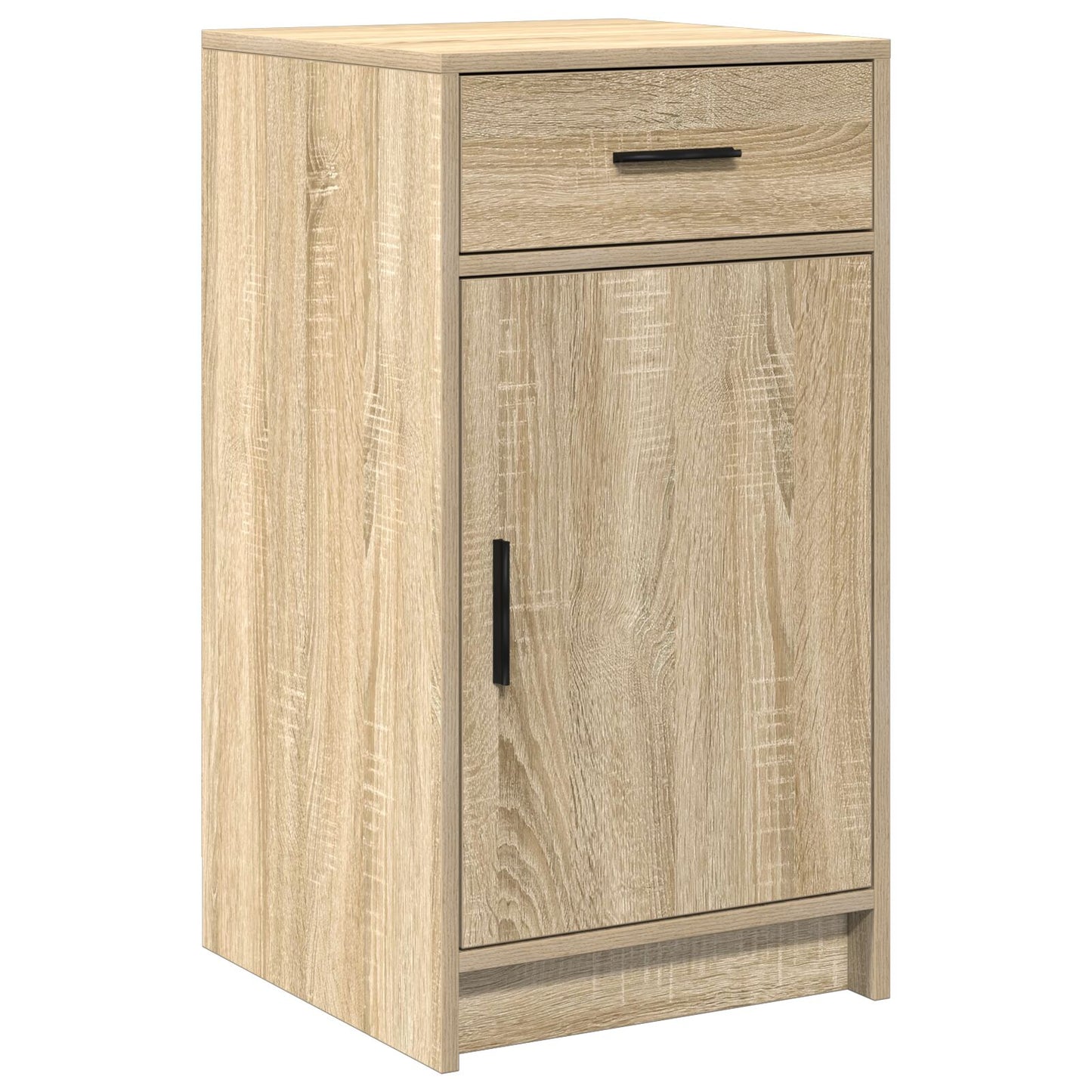 vidaXL 2-delige kaptafelset met LED in Sonoma eiken en gefabriceerd hout