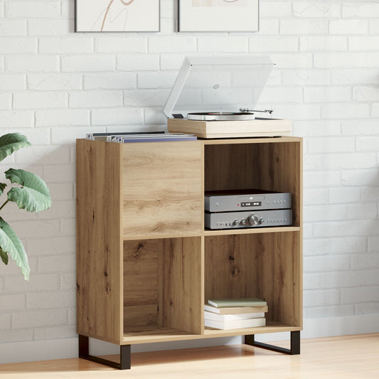 vidaXL Platenkast Oude Hout 84,5x38x90 cm Geengineerd hout